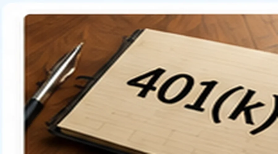 401(k) retirement plan illustration