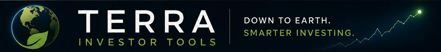 Terra Investor Tools — Down to Earth. Smarter Investing.